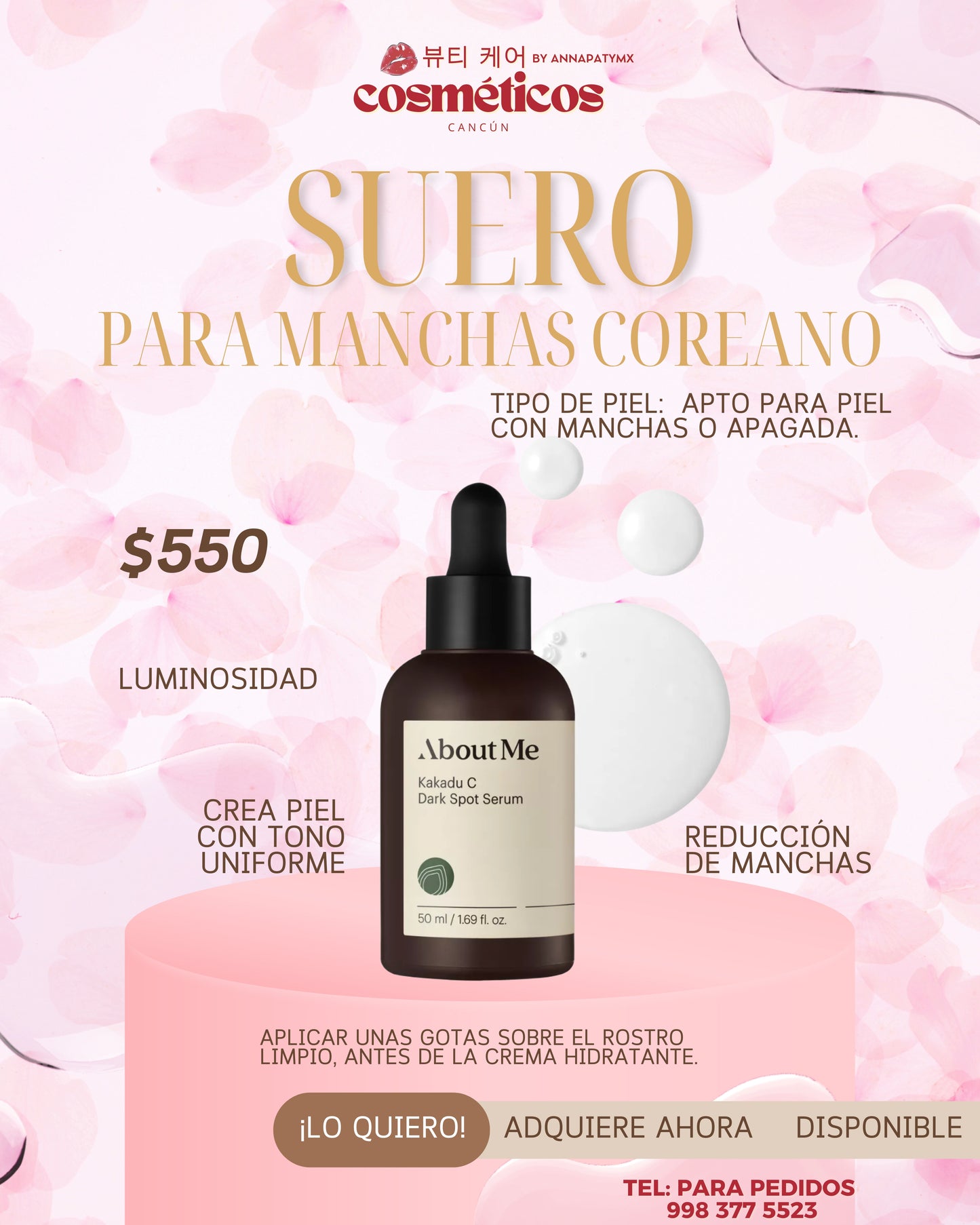 Suero Para Manchas Coreano