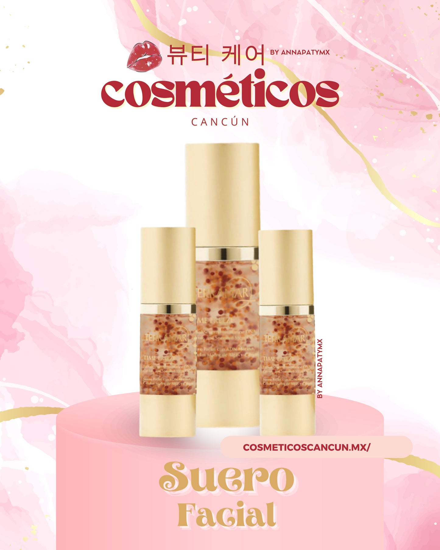 Suero Facial Renovador Terramar Con Adn Marino/ 30 Ml